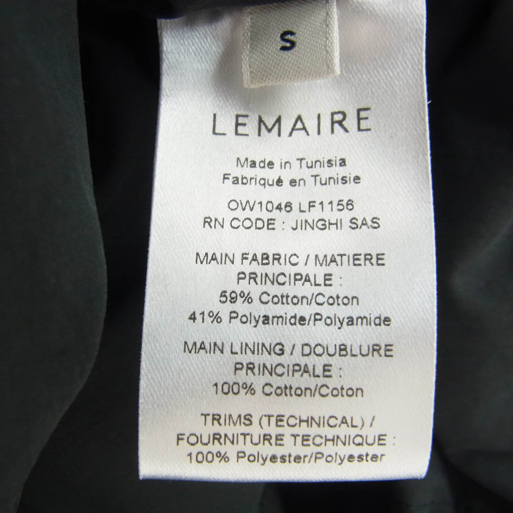 LEMAIRE ルメール OW1046 LF1156 PUFFER GILET パファー ベスト ハイネック 中綿 ベスト ブラック系 S【美品】【中古】