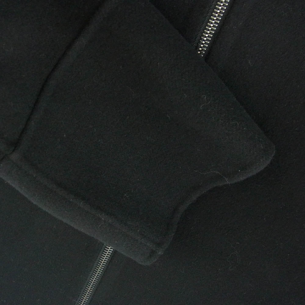 S Max Mara エスマックスマーラ 908601036 国内正規品 マックスマーラジャパンタグ ピュアヴァージンウール ジップ フーデッド コート ブラック系 34【中古】