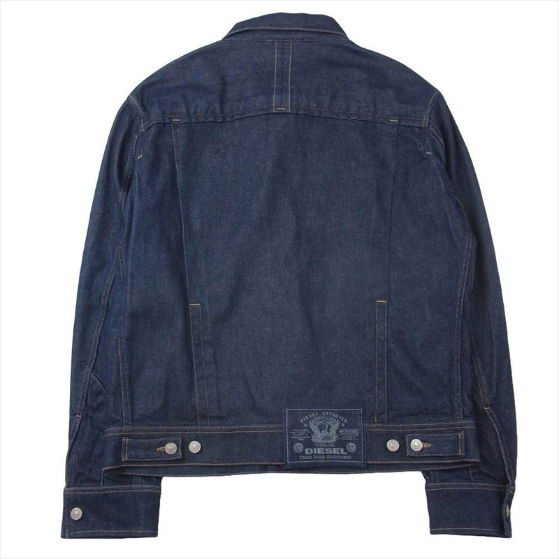 DIESEL ディーゼル denim jacket デニム ジャケット イタリア製 インディゴブルー系 L【中古】