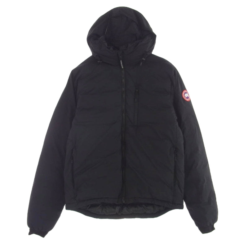 CANADA GOOSE カナダグース 5078M 国内正規品 サザビーリーグタグ LODGE HOODY ロッジ フーディー ダウン ジャケット  ブラック M ブラック系 M【美品】【中古】