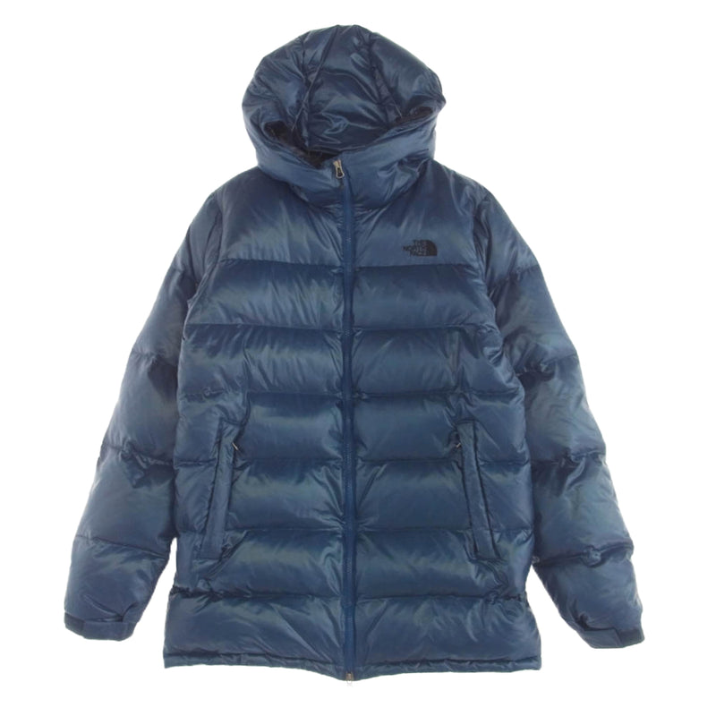 THE NORTH FACE ノースフェイス ND91242 Nuptse Coat ヌプシコート ダウンジャケット ブルー系 L【美品】【中古】