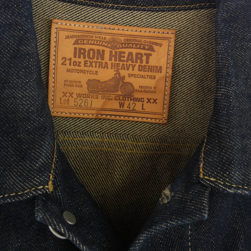 IRON HEART アイアンハート 526J 21oz セルビッチ デニム