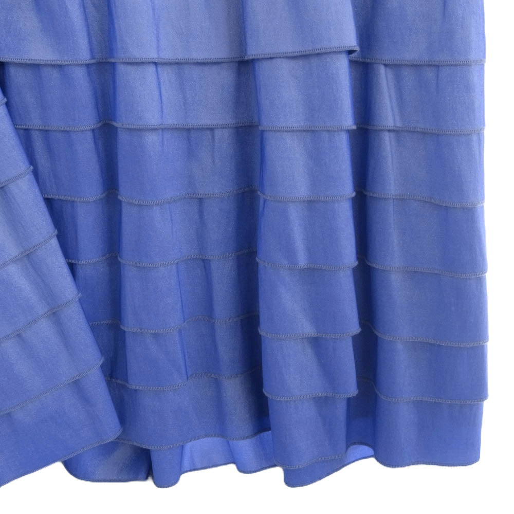 TADASHI SHOJI タダシショージ CY70358L ティアード コサージュ ロングドレス パープル系【中古】