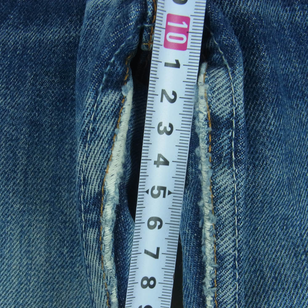 Levi's リーバイス 97年 USA製 501XX ストレート デニム パンツ ボタンフライ ボタン裏刻印501 インディゴブルー系 W30 L36【中古】
