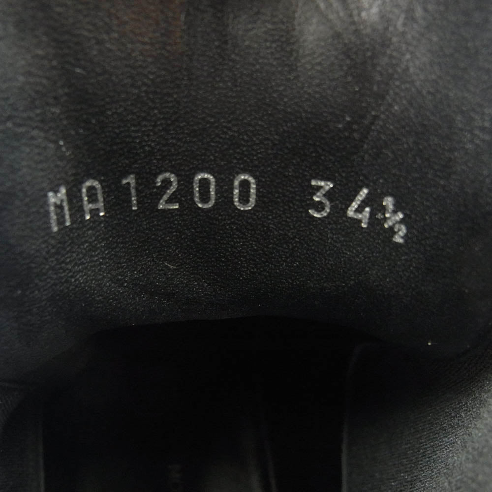 LOUIS VUITTON ルイ・ヴィトン 1A8949 LV ボブールライン モノグラム カーフ ブーツ サイドゴア ヒール ブーツ ブラック系 34.5【中古】