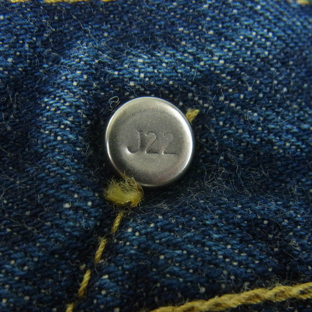 Levi's リーバイス 90's 503B DENIM PANTS デニム パンツ ボタンフライ 復刻 BIG E 赤耳 ボタン裏刻印J22 インディゴブルー系 W31 L36【中古】