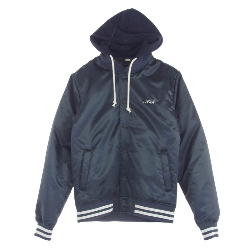 KITH キス KHM010367 Gorman Jacket ゴーマン ジャケット フーディ スタジャン ネイビー系 XS【中古】