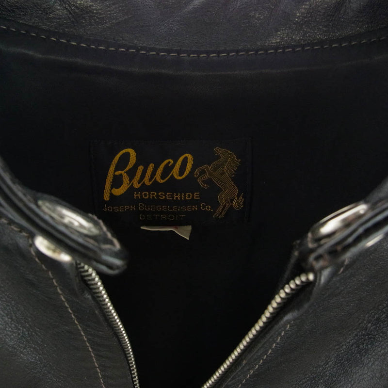 リアルマッコイズBUCO J-100 38 茶芯 シングルライダースジャケット The REAL McCOY'S ザリアルマッコイズ J-100 BUCO ブコ SINGLE RIDER S