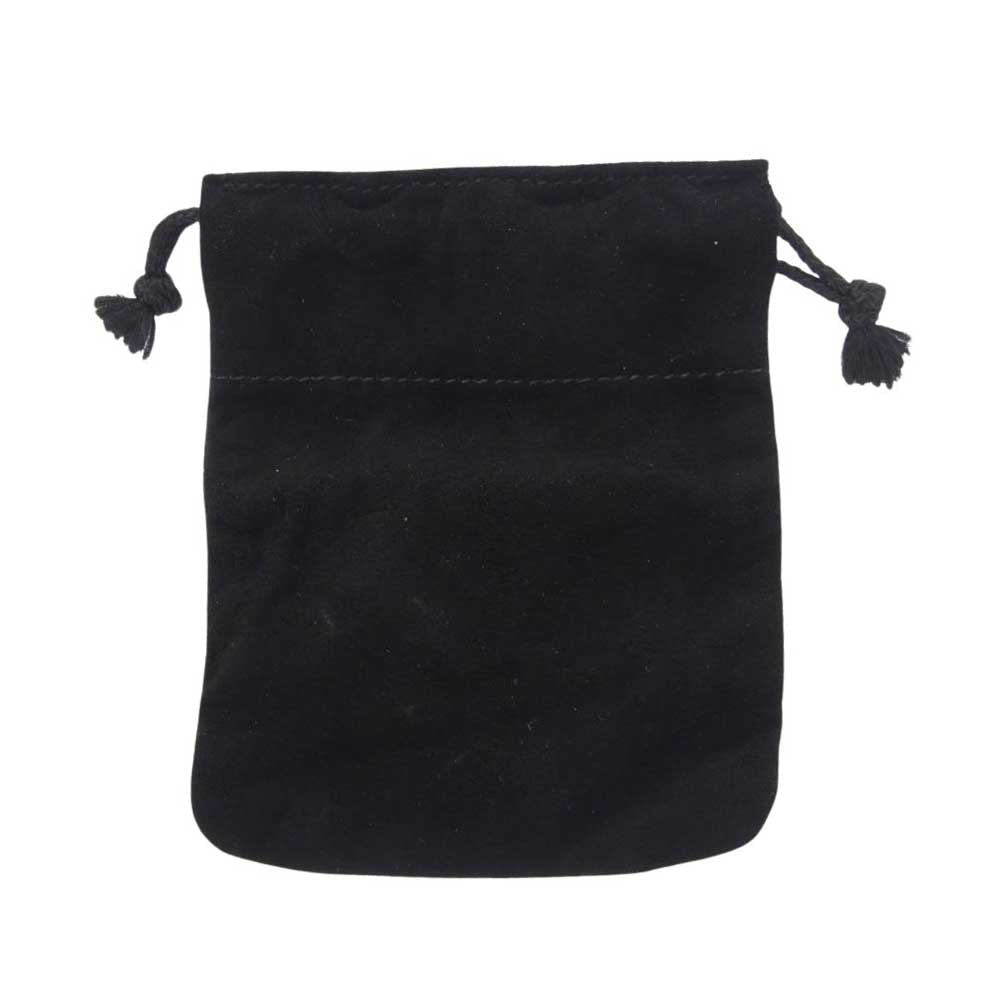 CHROME HEARTS クロムハーツ(原本無) VULCAN CROSS SM BC スモール バルカン クロス Wレザー ブレイド ネックレス シルバー系 ブラック系【中古】