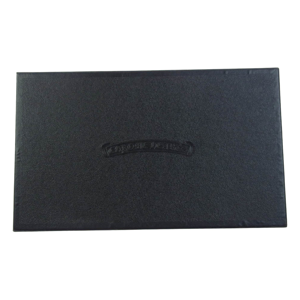CHROME HEARTS クロムハーツ(原本有) REC F ZIP PLANE ラウンドジップ レザー ウォレット ブラック系【中古】