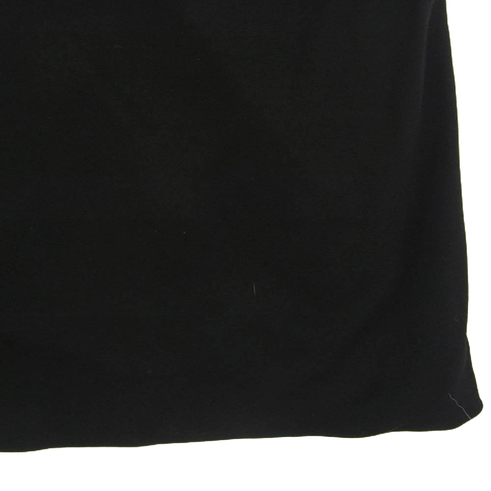 GUCCI グッチ 355371 レザー切替 レーヨン ワンピース ドレス ブラック系 XS【中古】