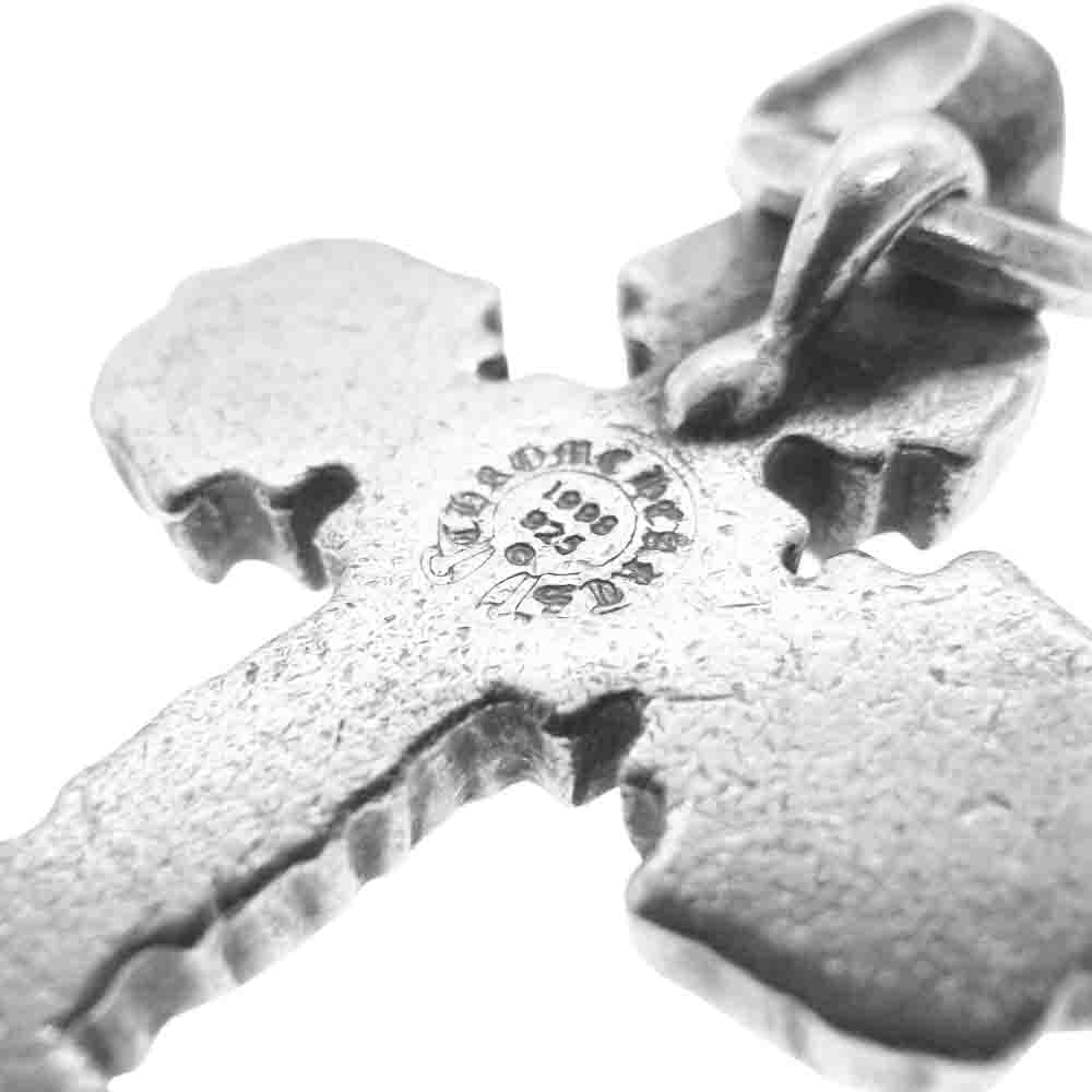 CHROME HEARTS クロムハーツ(原本無) FILIG CROSS XSM W BALE フィリグリークロス XS ベイル付き ペンダント トップ シルバー系【中古】