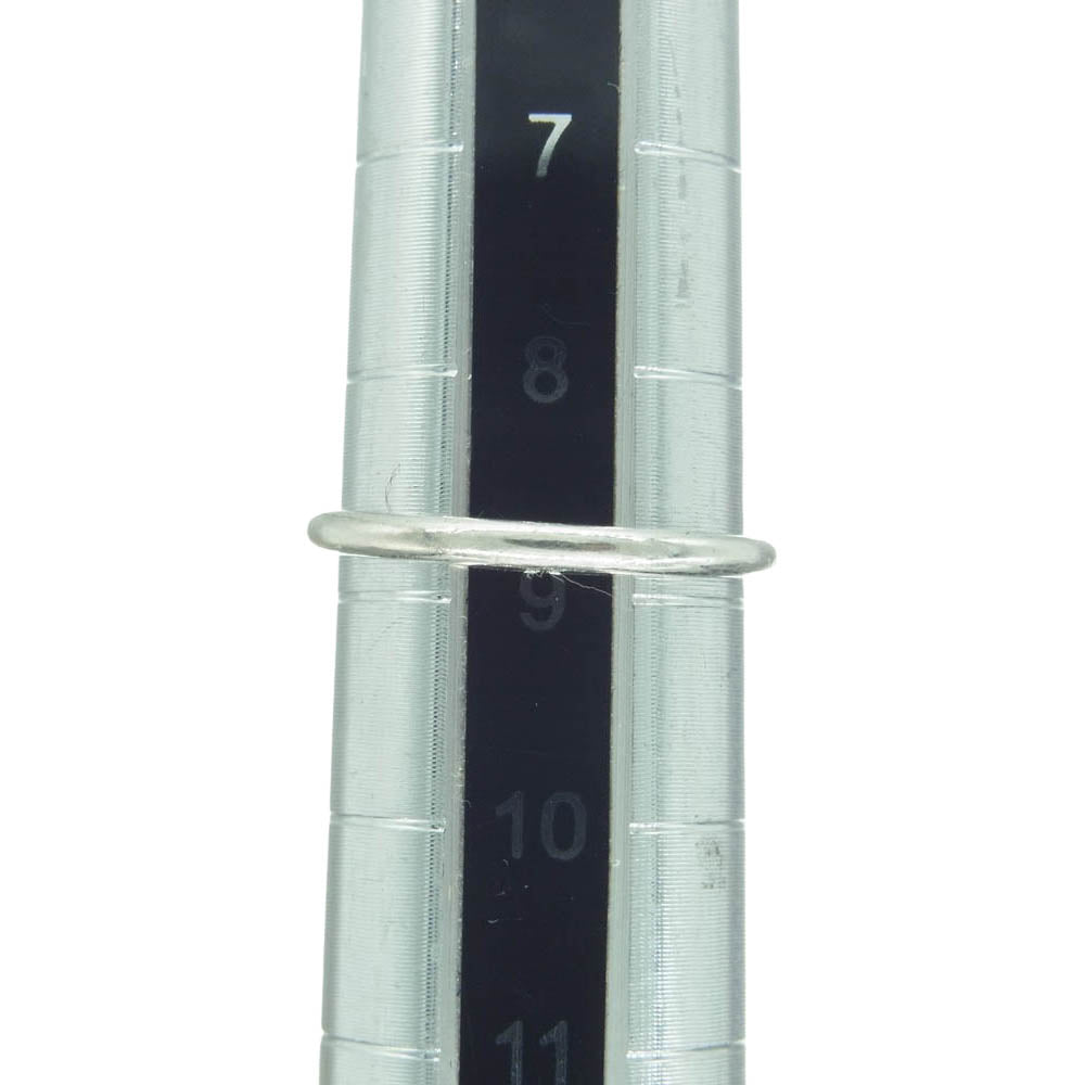 CHROME HEARTS クロムハーツ(原本無) BUBBLGM MINI HALF CRSBL バブルガム ミニ クロスボール リング 9号【中古】