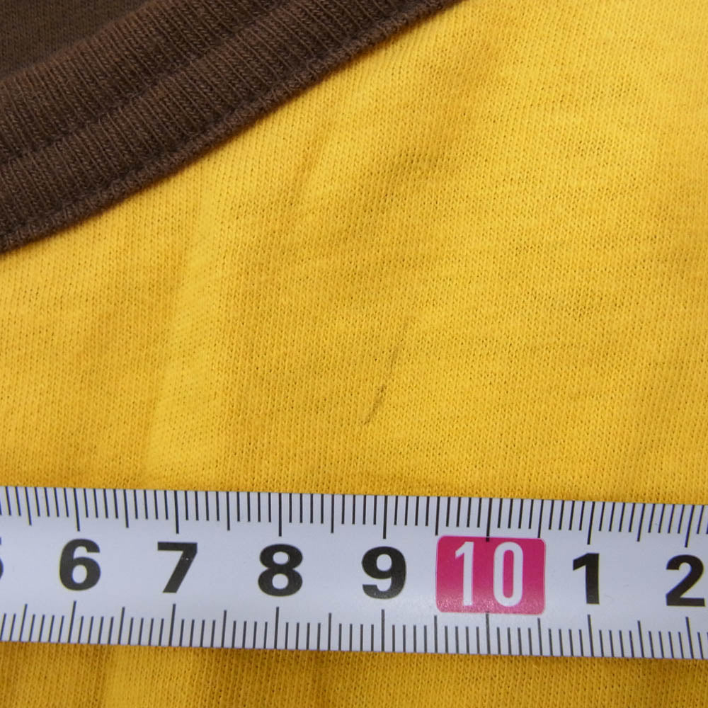 ア ラブ ムーブメント ALM リバーシブル 半袖 Tシャツ イエロー系 M【中古】