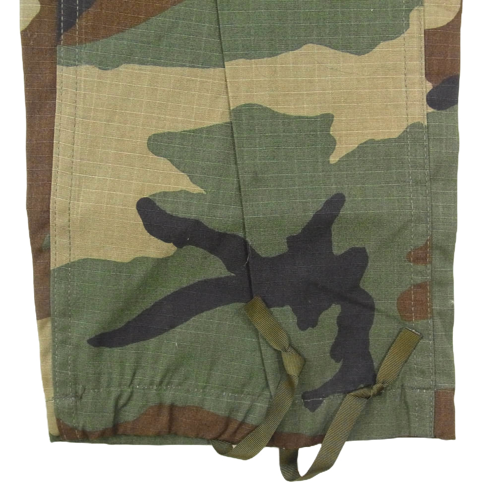 ヴィンテージ dla100-90-c-0316 90s 米軍実物 U.S.ARMY BDU フィールド カーゴ パンツ ウッドランドカモ カーキ系 XS【中古】