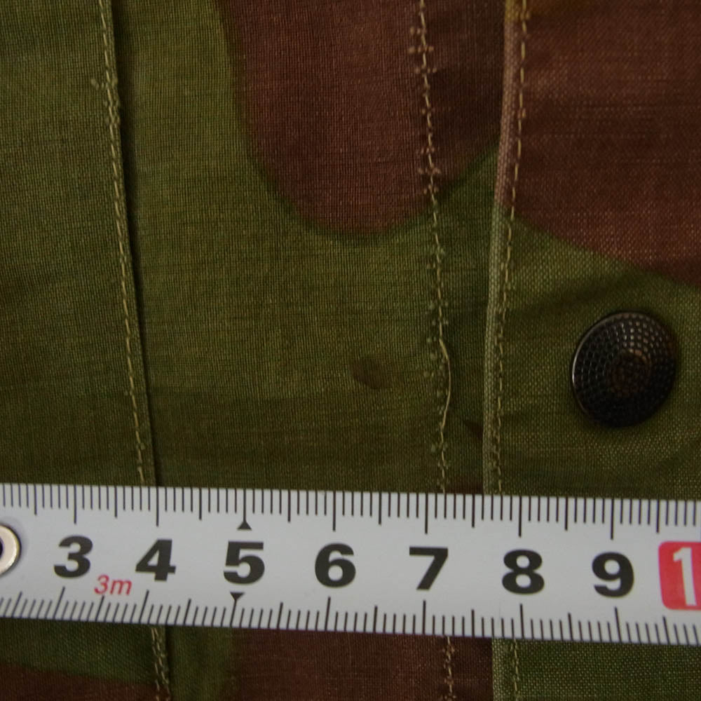 ヴィンテージ イタリア軍 パラトルーパー コンバットジャケット サンマルコカモ カーキ系 サイズ表記無【中古】