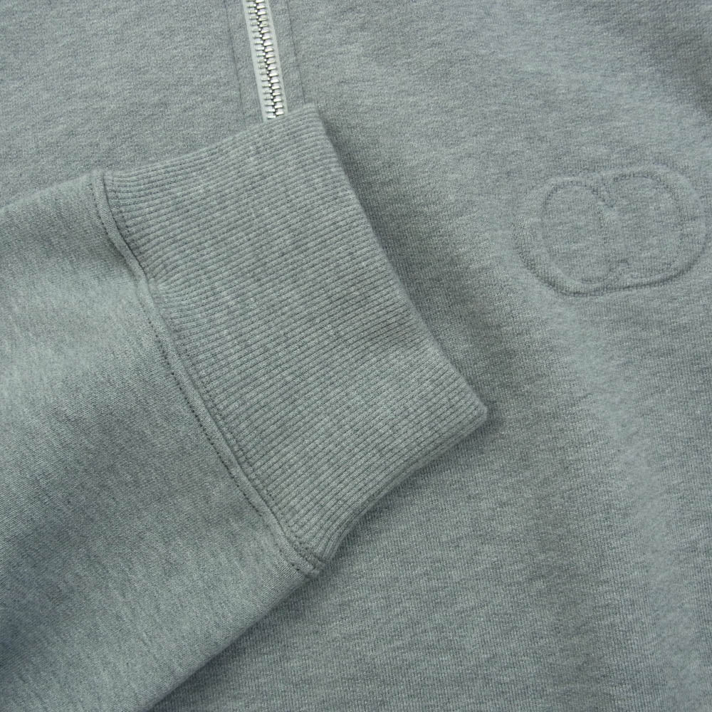 Dior ディオール 513J635A0531 CD Icon ハーフジップ スウェット トレーナー フリース グレー系 XL【中古】