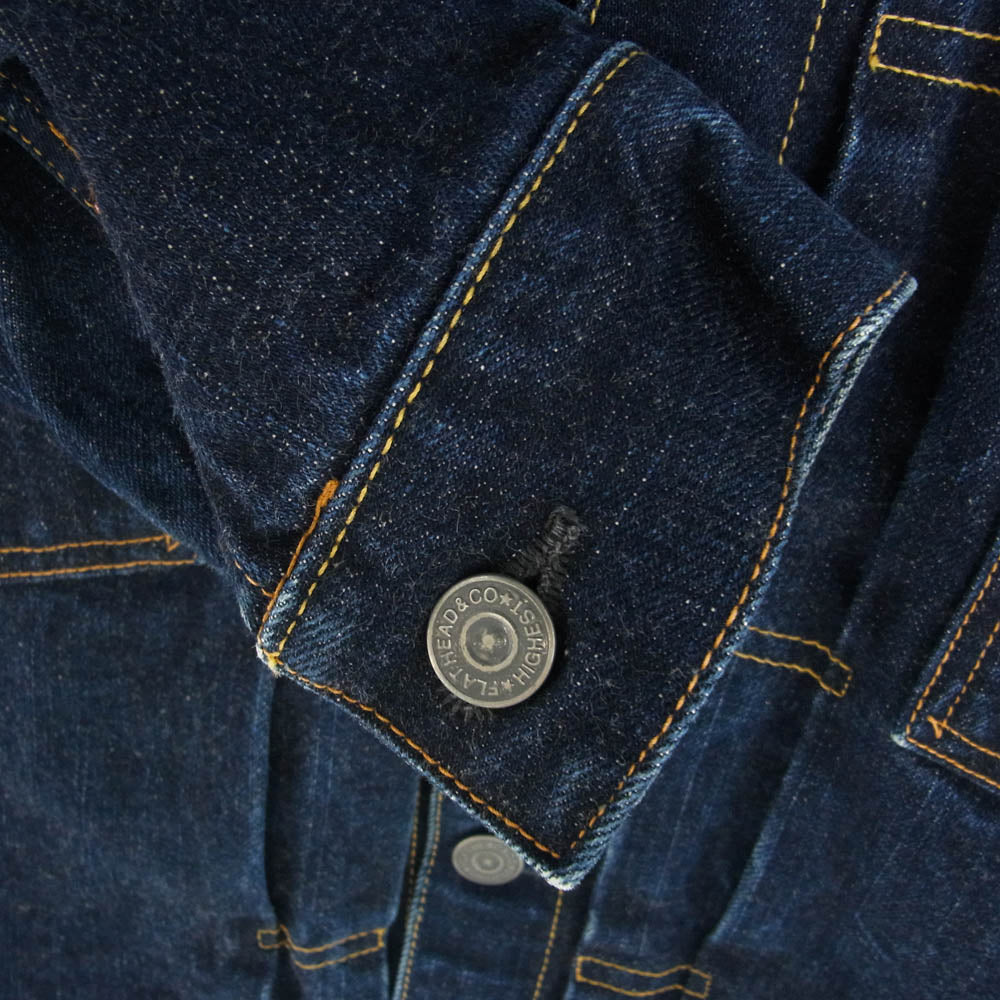 THE FLAT HEAD ザフラットヘッド OJ-D002 2nd 50’s モデル デニム ジャケット インディゴブルー系 38【中古】
