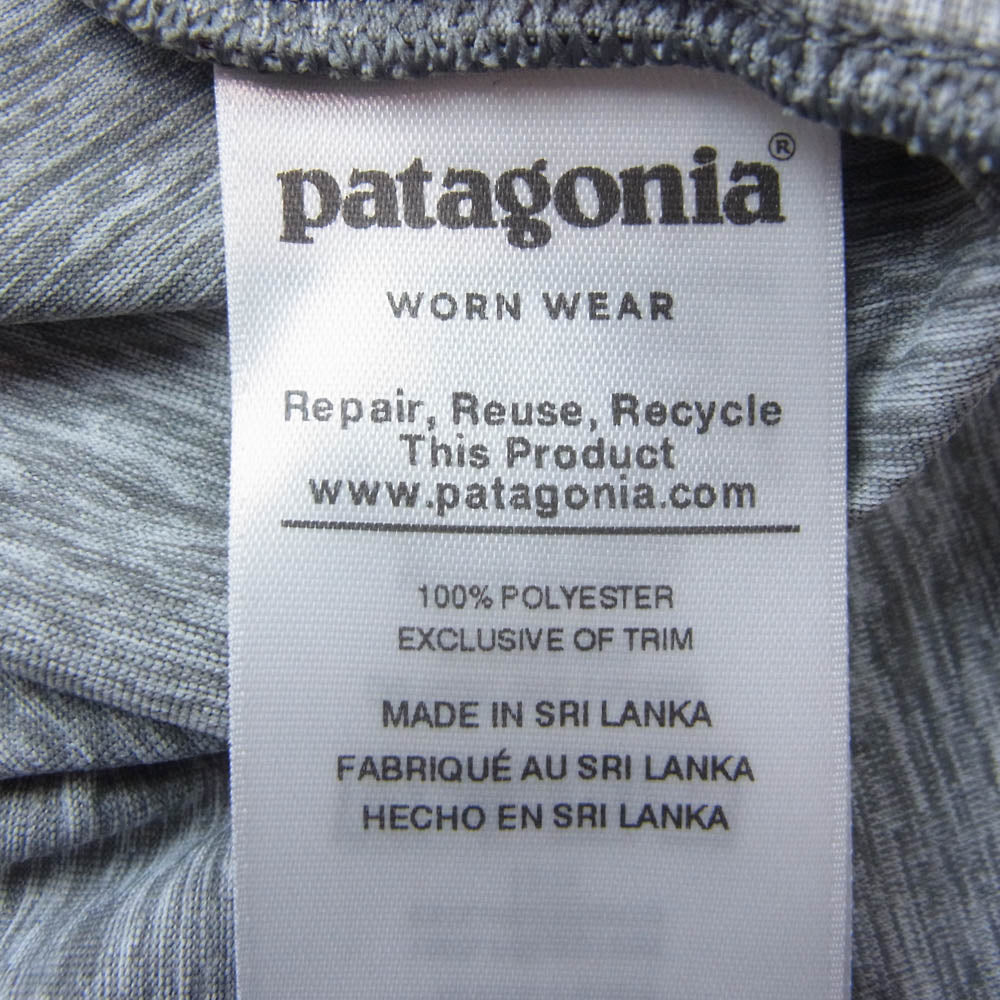 patagonia パタゴニア 45215 Capilene Cool Daily Shirt キャプリーン クール デイリー Tシャツ グレー系 M【中古】