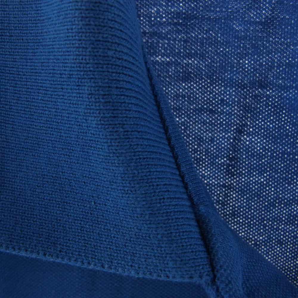 BOTTEGAVENETA ボッテガヴェネタ 336492 VBED0 ワンポイント コットン 半袖 ポロシャツ ブルー系 48【中古】