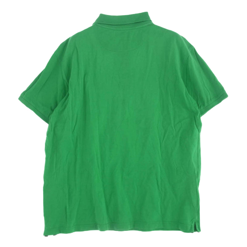 LOEWE ロエベ アナグラムロゴ刺? コットン 半袖 ポロシャツ グリーン グリーン系 L ロエベ LOEWE ANAGRAM アナグラム コットン ロゴ ボクシーフィット