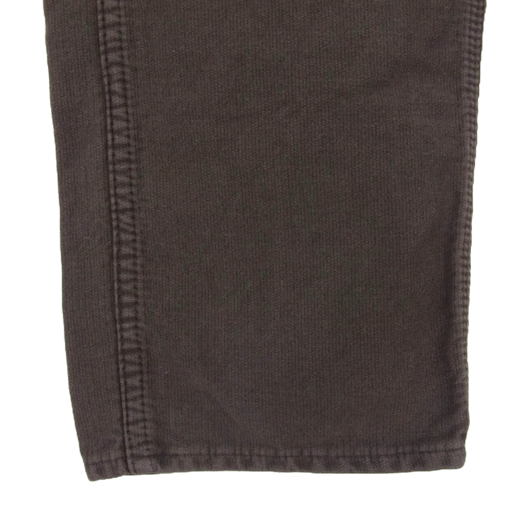 SASAFRAS ササフラス フォールリーフ パンツ ピケ ブラウン系 S【中古】