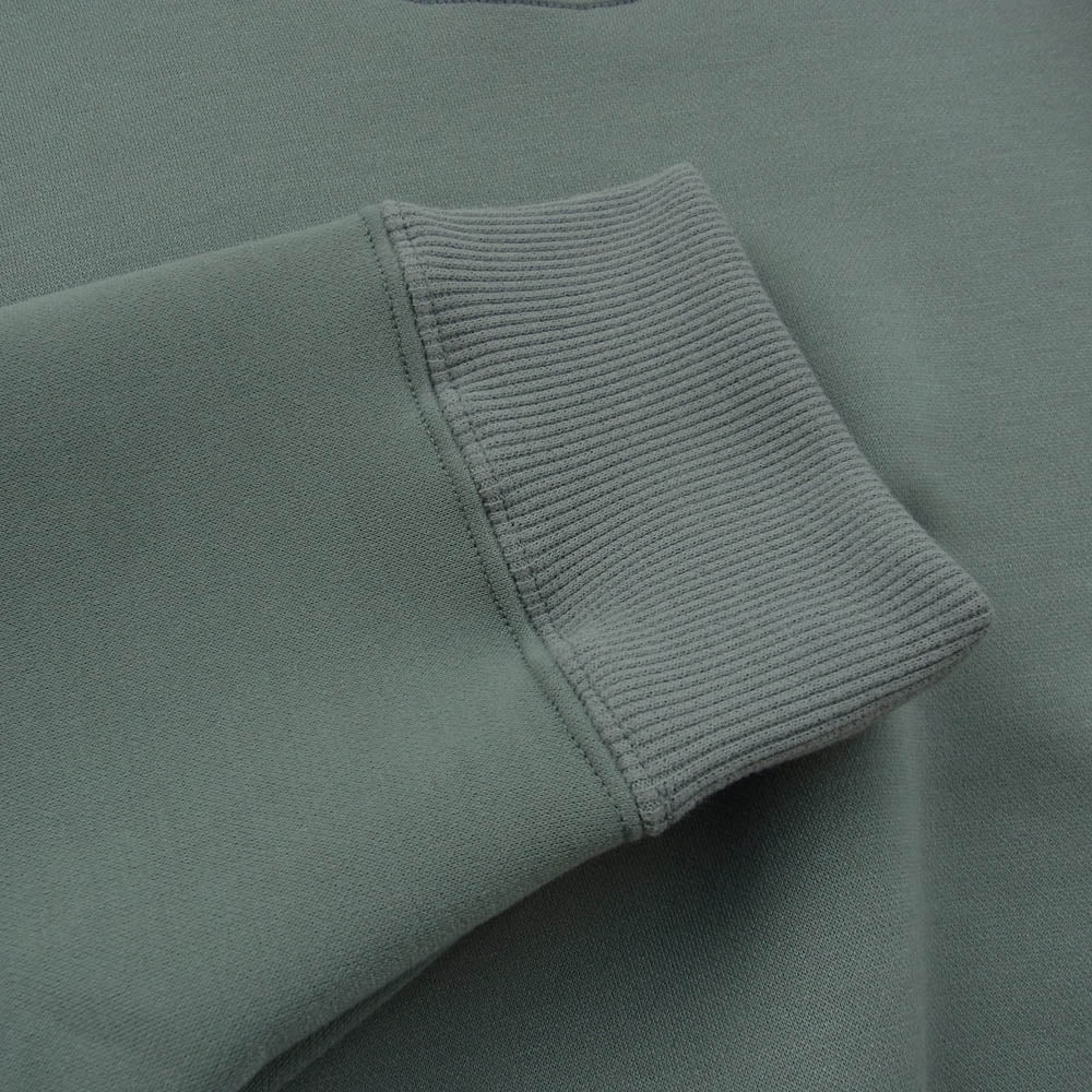 CALEE キャリー MULTI WAY DOUBLE KNIT CREW NECK SW マルチ ウェイ ダブル ニット クルーネック スウェット グリーン系 XL【中古】