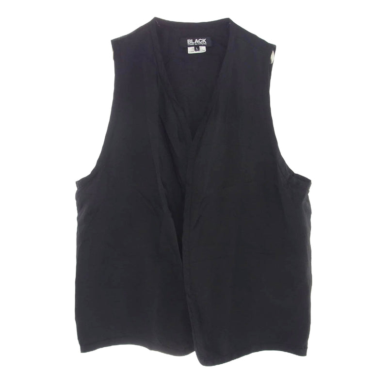コムデギャルソン 中綿ベスト ブラック Sサイズ TF-V002 無地 フリル コムデギャルソン 中綿ベスト ブラック Sサイズ TF-V002 無地 フリル