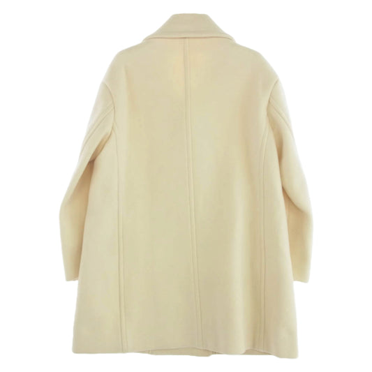 MADISON BLUE マディソンブルー 17AW MB174-2011 メルトン ウール ビッグ Pコート オフホワイト系【中古】