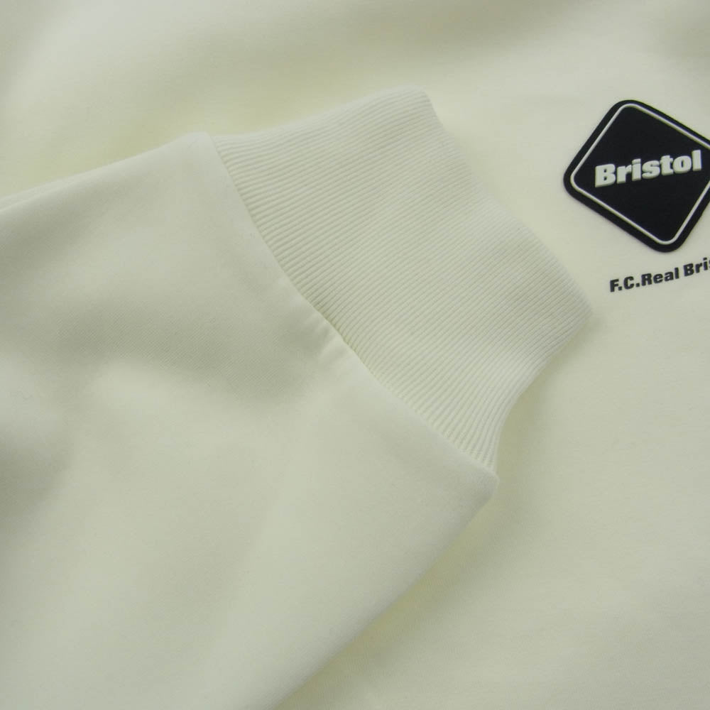 F.C.R.B. エフシーアールビー 24SS FCRB-240040 TECH SWEAT TEAM CREWNECK BAGGY TOP テック スウェット クルーネック バギー トレーナー オフホワイト系 M【新古品】【未使用】【中古】