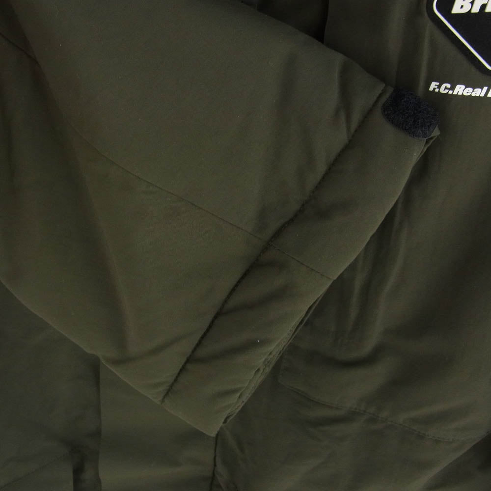 F.C.R.B. エフシーアールビー 24AW FCRB-242050 PADDED BENCH COAT 中綿 ベンチ コート カーキ系 XL【新古品】【未使用】【中古】