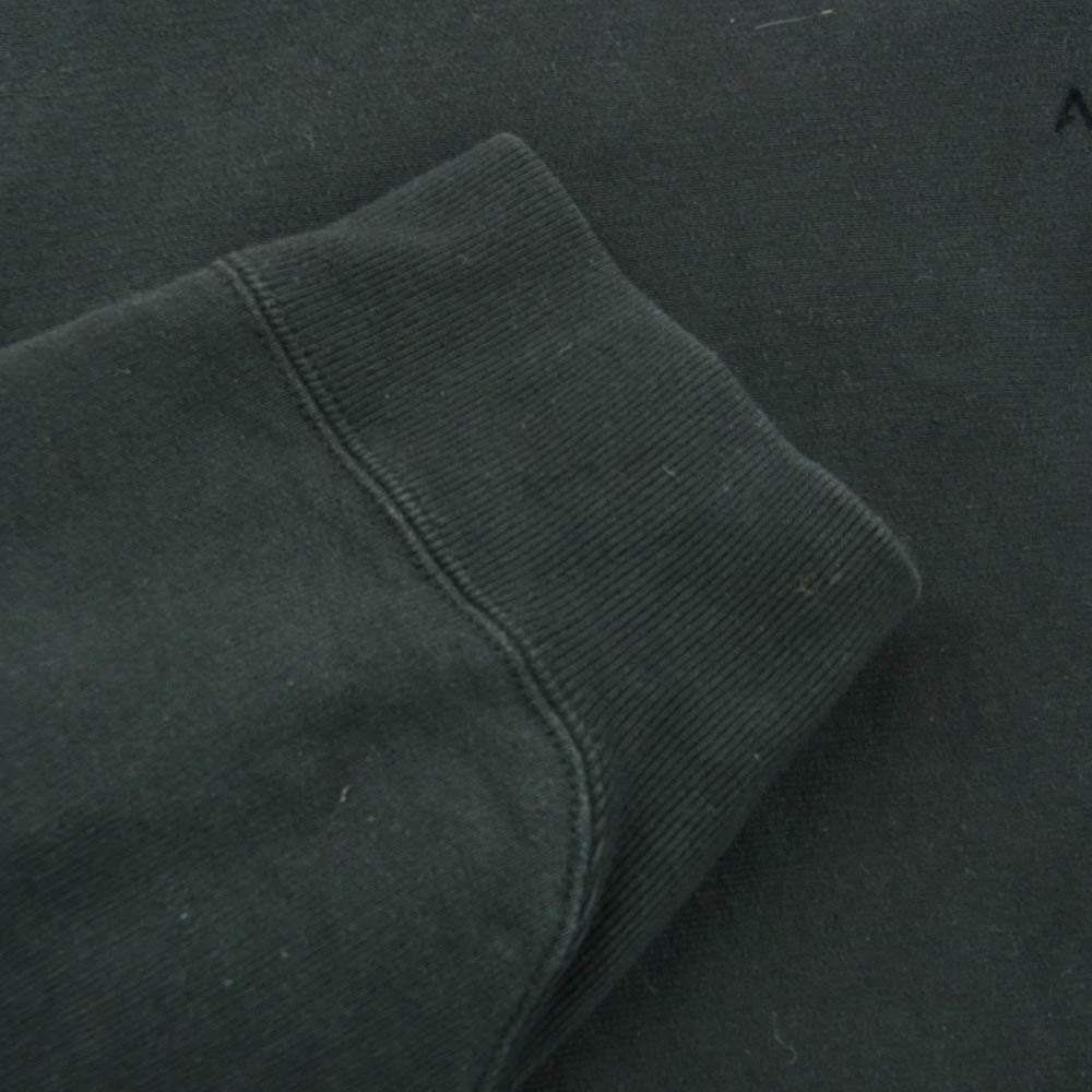 ATON エイトン KKAGBM0101 GARMENT DYE URAKE OVERSIZED SWEAT ガーメントダイ 裏毛 オーバーサイズ スウェット トレーナー ブラック系 04【中古】