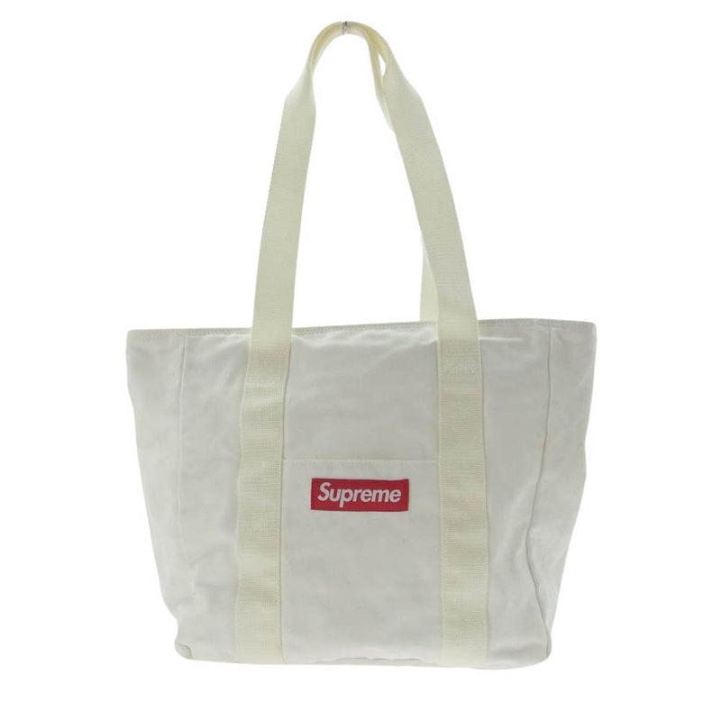 Supreme シュプリーム 20AW Canvas Tote キャンバス トート バッグ ホワイト系【中古】 – ブランド古着 LIFE