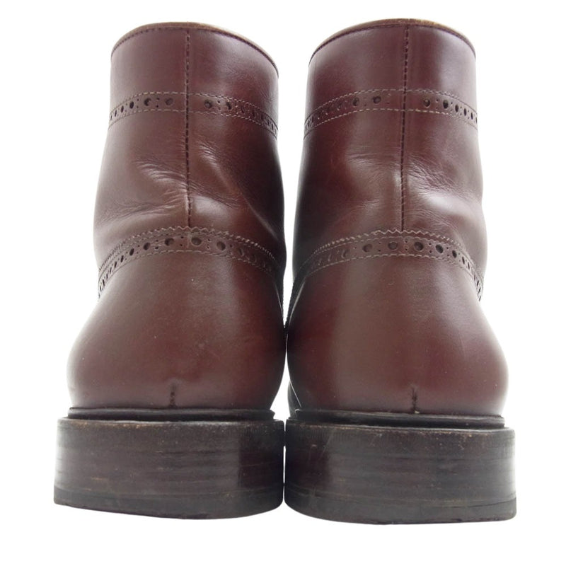 A.P.C. アーペーセー レースアップ レザー ブーツ ブラウン系 43【中古 