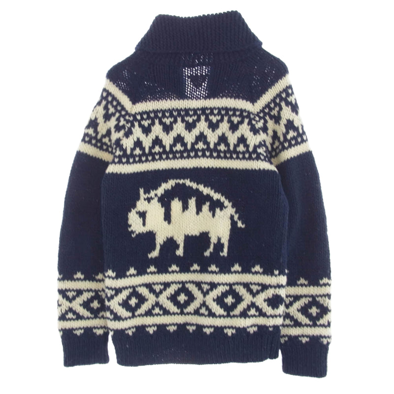 2024AW ロンハーマン　カウチンニット　新品未使用　最終お値引き価格 Ron Herman ロンハーマン ウール カウチン ニット セーター ブルー系