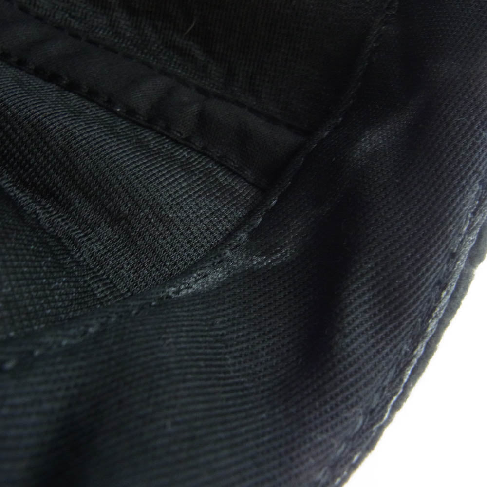 The Ennoy Professional ザ エンノイ プロフェッショナル スタイリスト私物 Extreme of Simple FLEECE CAP エクストリームオブシンプル フロントロゴ刺繍 フリース 6パネル キャップ 帽子 ブラック系【中古】