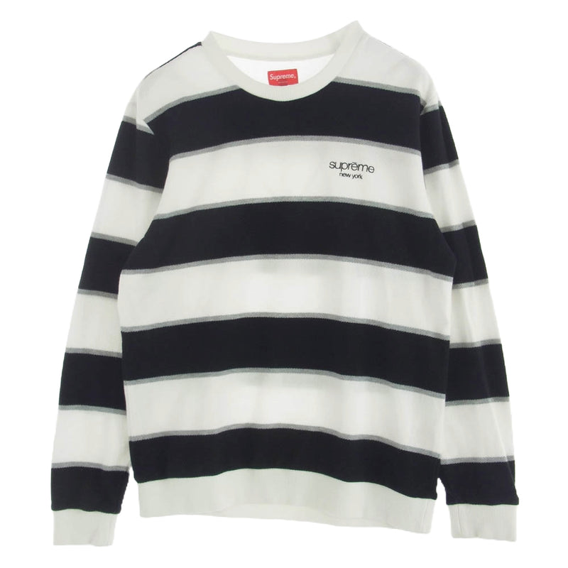 Supreme ストライプ 長袖カットソー M Supreme ストライプ 長袖カットソー M