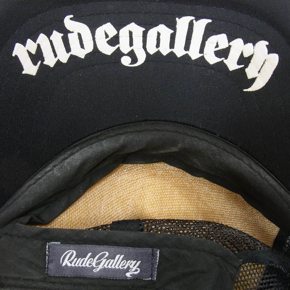 RUDE GALLERY ルードギャラリー スカル メッシュ キャップ ブラック系【中古】
