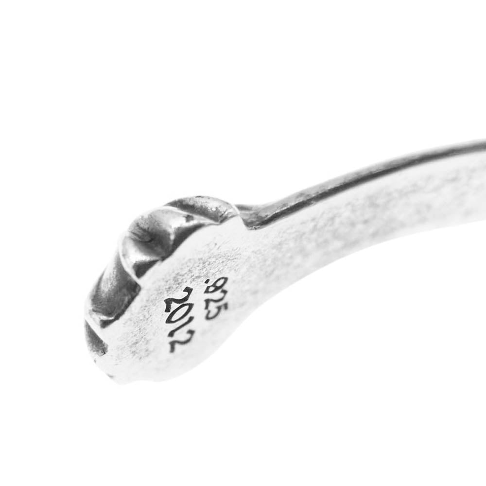 CHROME HEARTS クロムハーツ(原本無) FLAT BANGLE フラット CHプラス バングル プレーン ブレスレット シルバー系【中古】