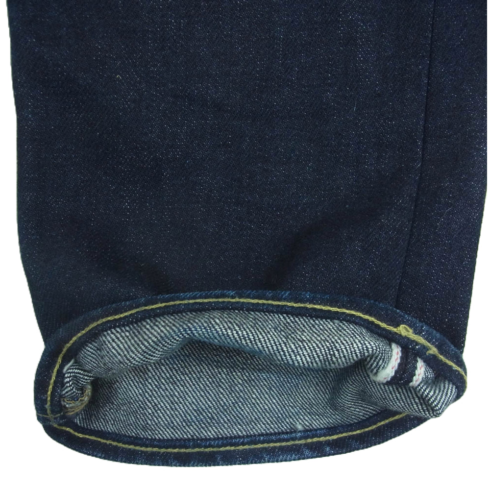 BIG JOHN ビッグジョン M104G 23oz ヘビーオンス インディゴ セルヴィッチ ストレート デニム パンツ インディゴブルー系 W34 L34【中古】