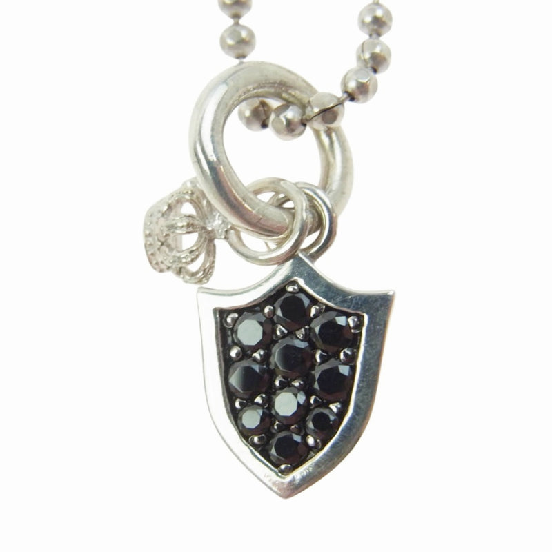 JUSTIN DAVIS シールド ドッグ タグ ネックレス BLACK SHIELD DOG TAG ネックレス | ジャスティン デイビス（JUSTIN