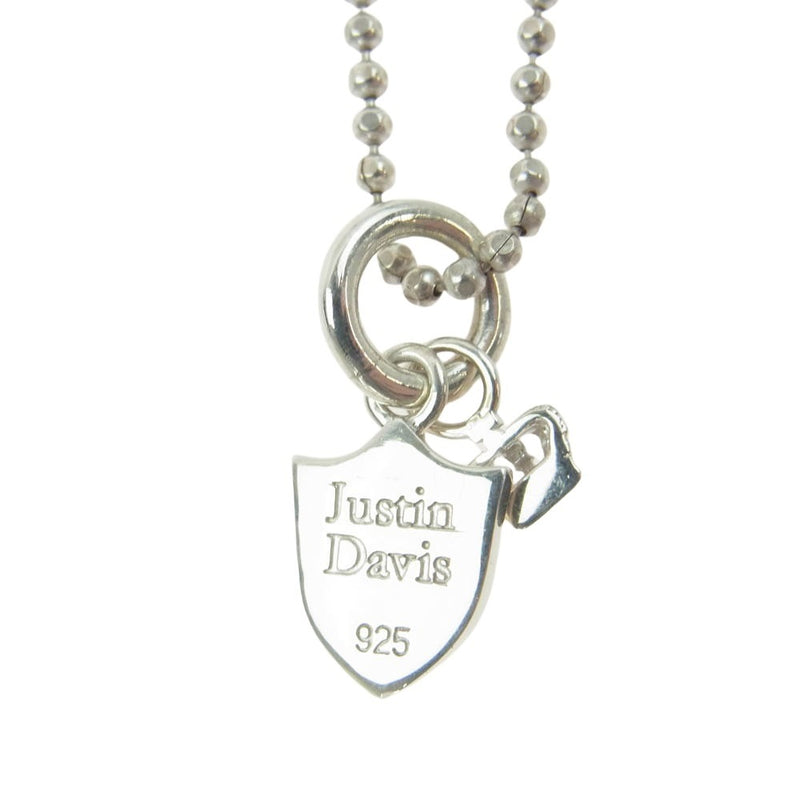 ◆【美品】Justin Davis SHIELD DOG TAG ネックレス SHIELD DOG TAG ネックレス | ジャスティン デイビス（JUSTIN