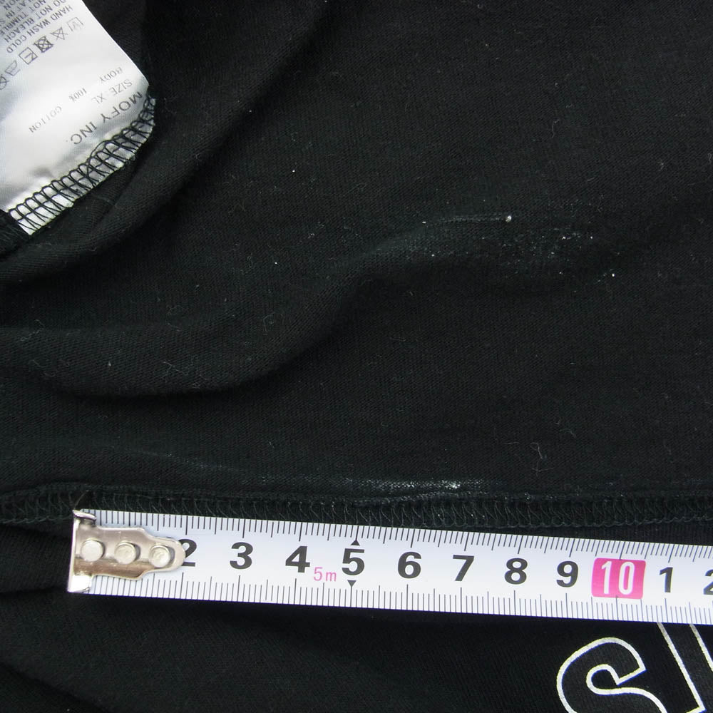 シークエル 21SS x Fragment Design T-SHIRT フラグメントデザイン プリント Tシャツ ブラック系 XL【中古】