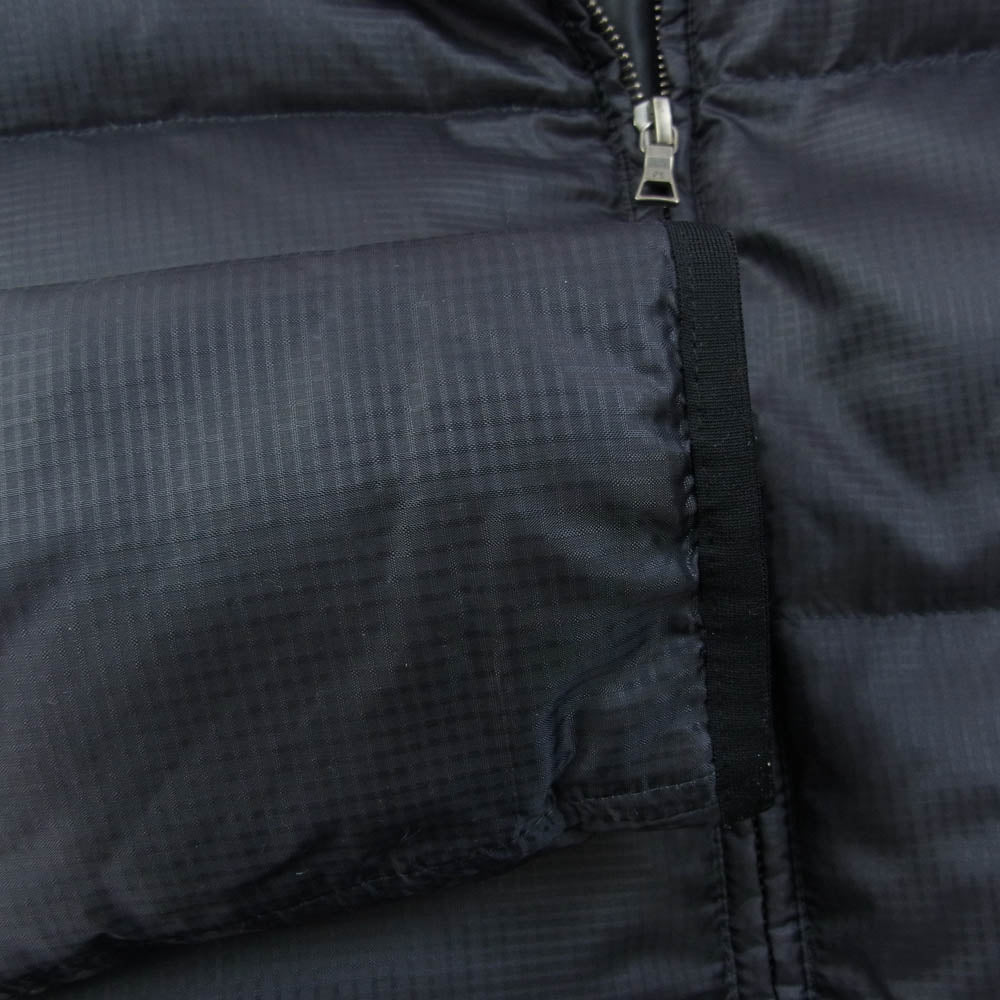 Paul Smith ポール・スミス フード付き チェック ダウン ジャケット ブラック系 L【中古】