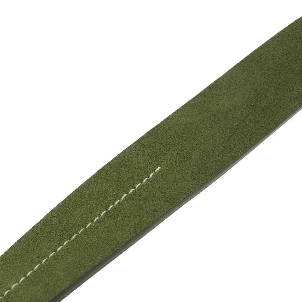 メゾンオクトパシー × SHIPS シップス スエード リング ベルト ライム グリーン系【美品】【中古】