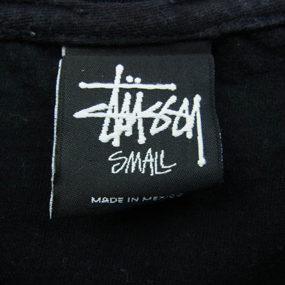 STUSSY ステューシー A BATHING APE アベイシングエイプ シャーク カモフラロゴ バックプリント クルーネック 半袖 Tシャツ ブラック ブラック系 S【中古】