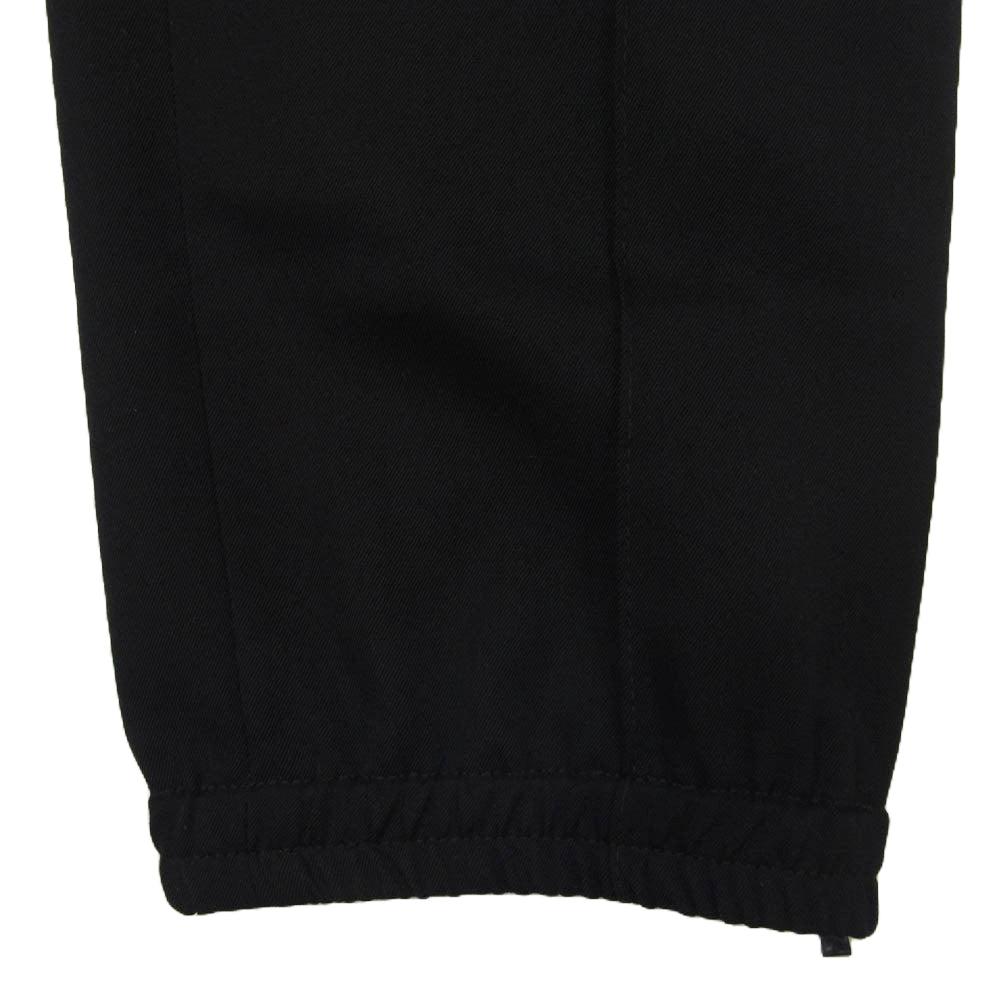 DIOR HOMME ディオールオム 17SS 733C139E3576 WOOL JACQUARD PANTS ウールジャガード 裾ジップ イージー パンツ ブラック系 46【中古】