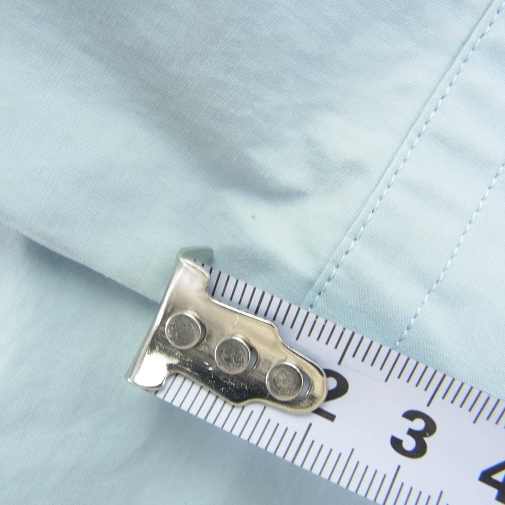 LOUIS VUITTON ルイ・ヴィトン 20SS JLF HIS95W Regular Shirts 変形襟 サイドスリット 長袖 シャツ ライトブルー系 XS【中古】