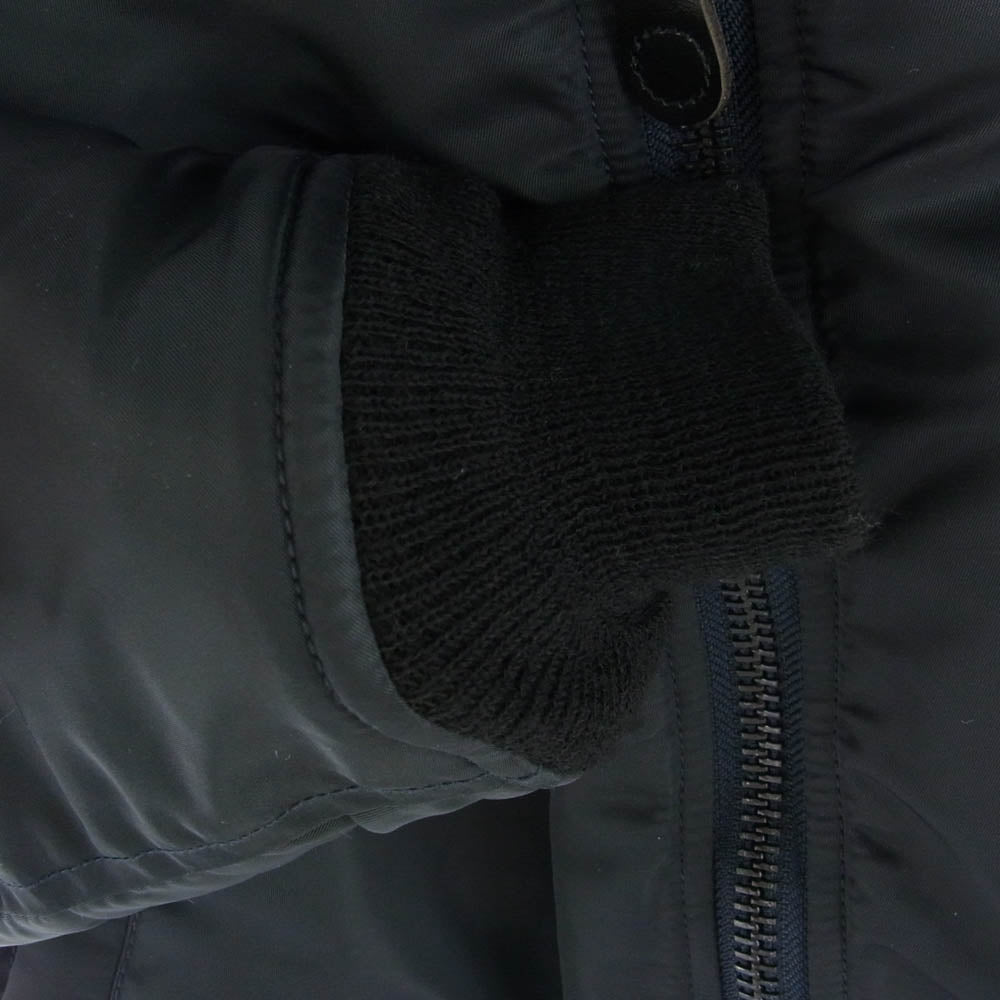 WTAPS ダブルタップス 16AW 162GWDT-JKM04 JACKET NYLON TWILL MA-1 ボンバー ミリタリー ジャケット ブラック系 S【中古】