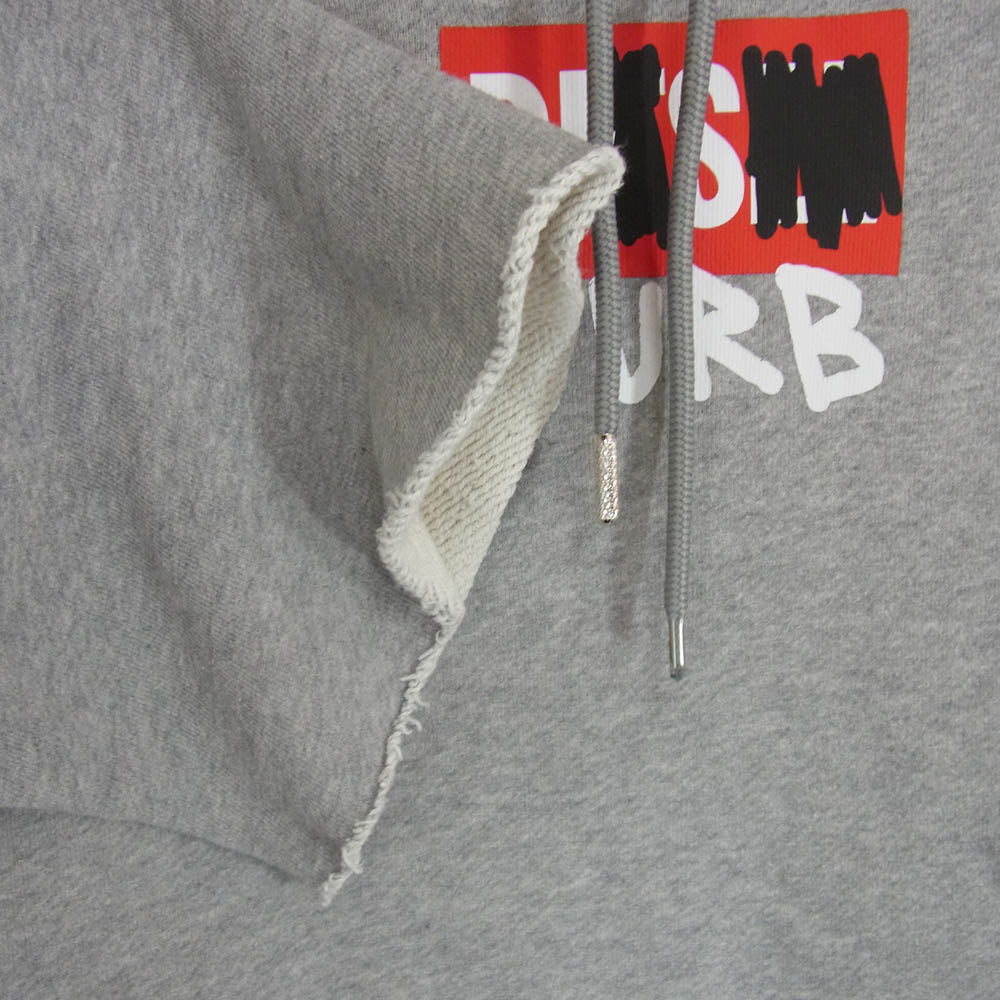 DIESEL ディーゼル TURB プルオーバー パーカー ワンピース グレー系 XXS【中古】
